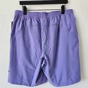 5inch Lululemon pace breaker shorts size small purple